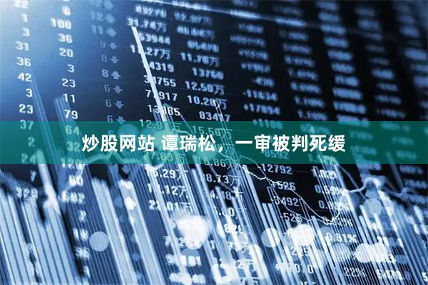 炒股网站 谭瑞松，一审被判死缓